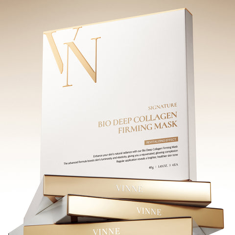 VINNE Signature Bio Deep Collagen Firming Mask Pack 40g x 12 Sheets