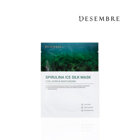 Desembre Spirulina Cica Cooling Hydrating Mask Pack 250ml 10 Sheets