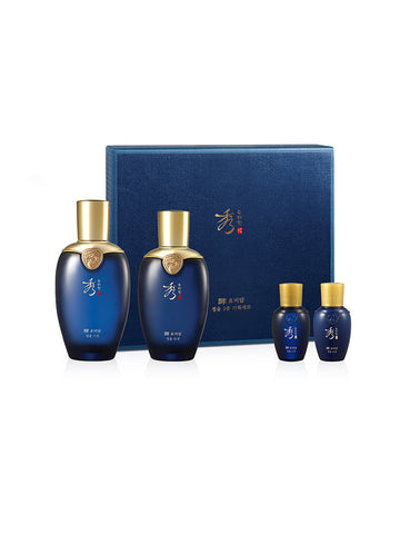 Sooryehan Hyobidam Jeongyul 2-Type Gift Set - Skin, Aftershave & Lotion