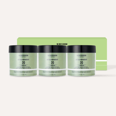W.Dressroom Living Perfume Diffuser Deodorizer 110g (3 Pack)