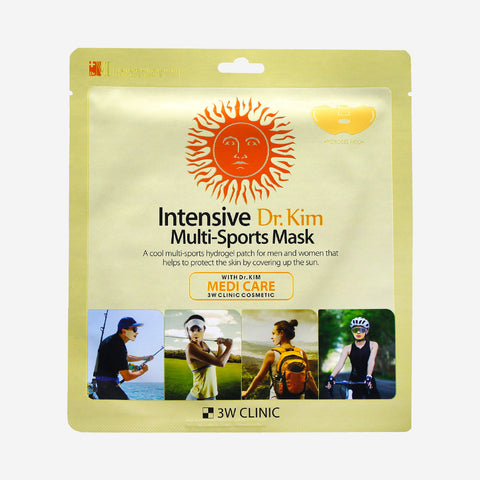 3W Clinic Intensive Dr. Kim Multi Sports Mask - Cooling Sun Patch + Eye Patch Golf Mask Pack (4 sheets)
