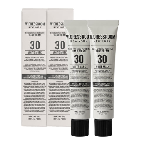 W.Dressroom Perfume Hand Cream No.30 White Musk 50ml (2 Pack)
