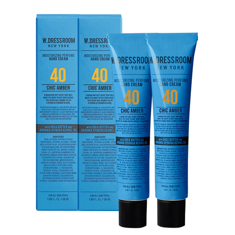 W.Dressroom Perfume Hand Cream No.40 Chic Amber 50ml (2 Pack)