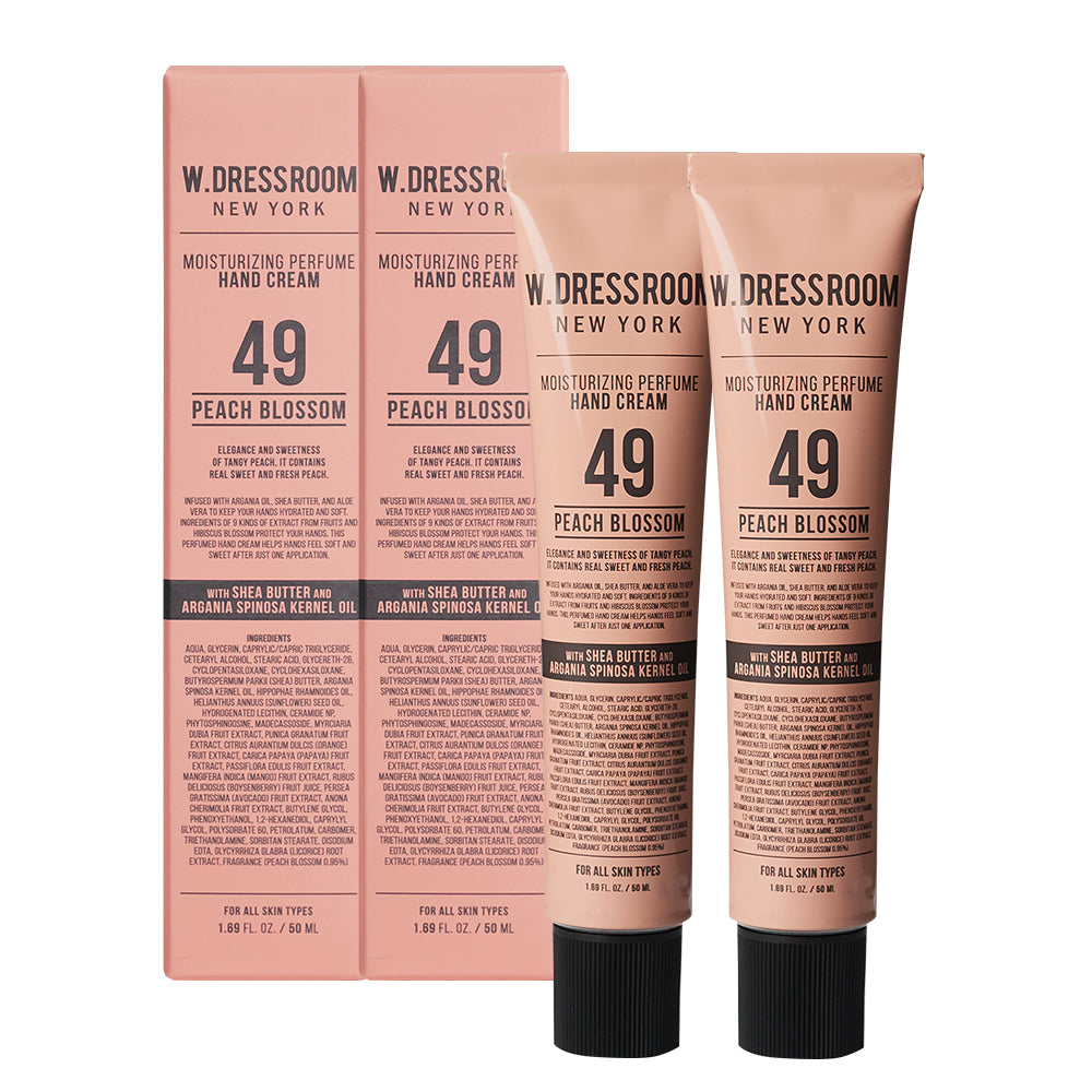 W.Dressroom Perfume Hand Cream No.49 Peach Blossom 50ml (2 Pack)
