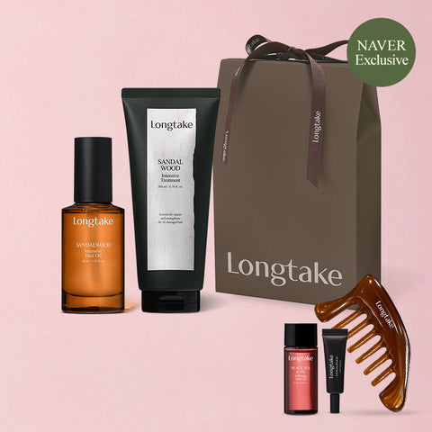 Longtake Hair 2-Piece Gift Set (Treatment 200ml + Hair Oil 40ml)