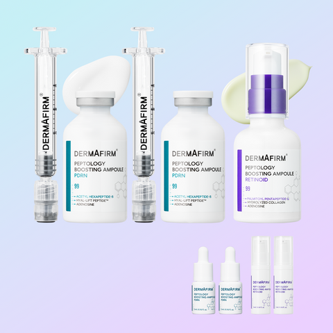 Dermafirm PDRN Ampoule 30ml (2 Pack) + Retinoid Ampoule 30ml (1) - 2-Piece Ampoule Set