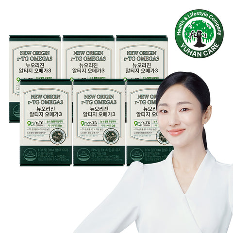 New Origin Plant-Based rTG Omega-3 Vegan Mini Capsules 60 caps x 6