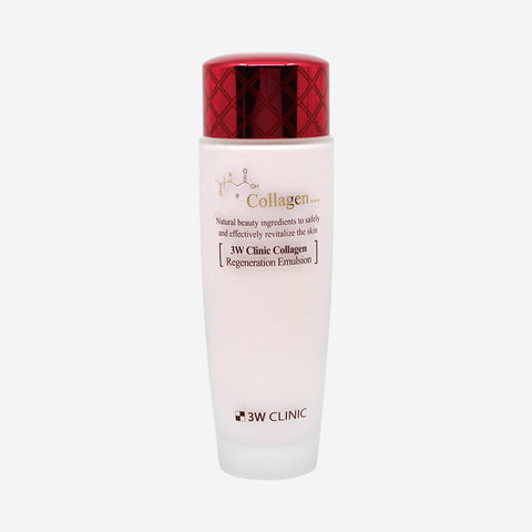 3W Clinic Collagen 3pc + White 3pc Women's Basic Skincare Set (6 Items)