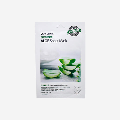 3W Clinic Essential Up Sheet Mask (10 Sheets, 25ml each)