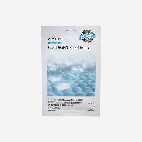3W Clinic Essential Up Sheet Mask (10 Sheets, 25ml each)