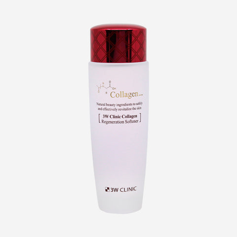 3W Clinic Collagen 3pc + White 3pc Women's Basic Skincare Set (6 Items)