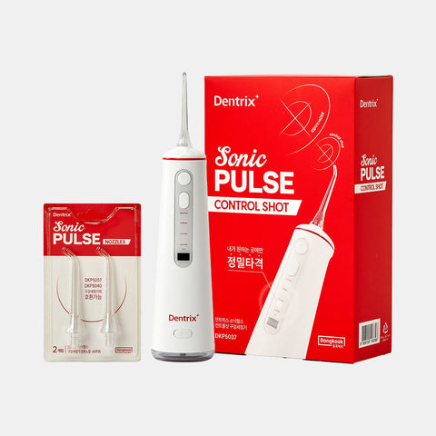 DongKook Dentrix SonicPulse ControlShot Oral Irrigator (1pc + 2 Nozzles)