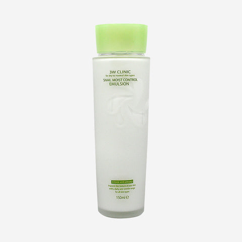 3W Clinic Snail Moist Control 3-Piece Skincare Set