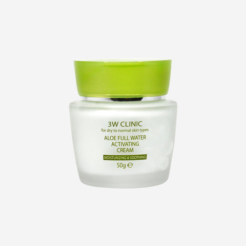 3W Clinic Aloe Full Water Activating 3-Piece Skincare Set