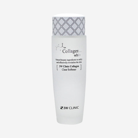 3W Clinic Collagen 3pc + White 3pc Women's Basic Skincare Set (6 Items)