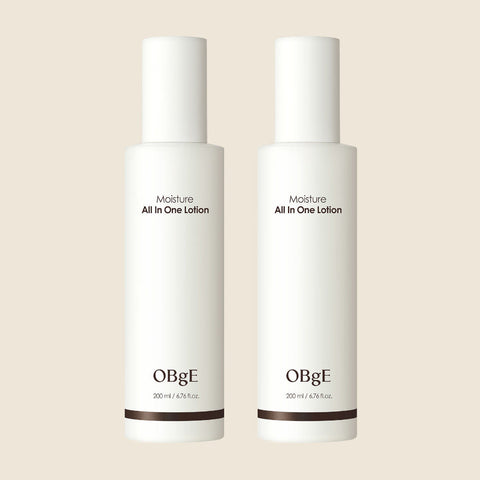 OBGE Moisture All-in-One Lotion 200ml (2 pack)