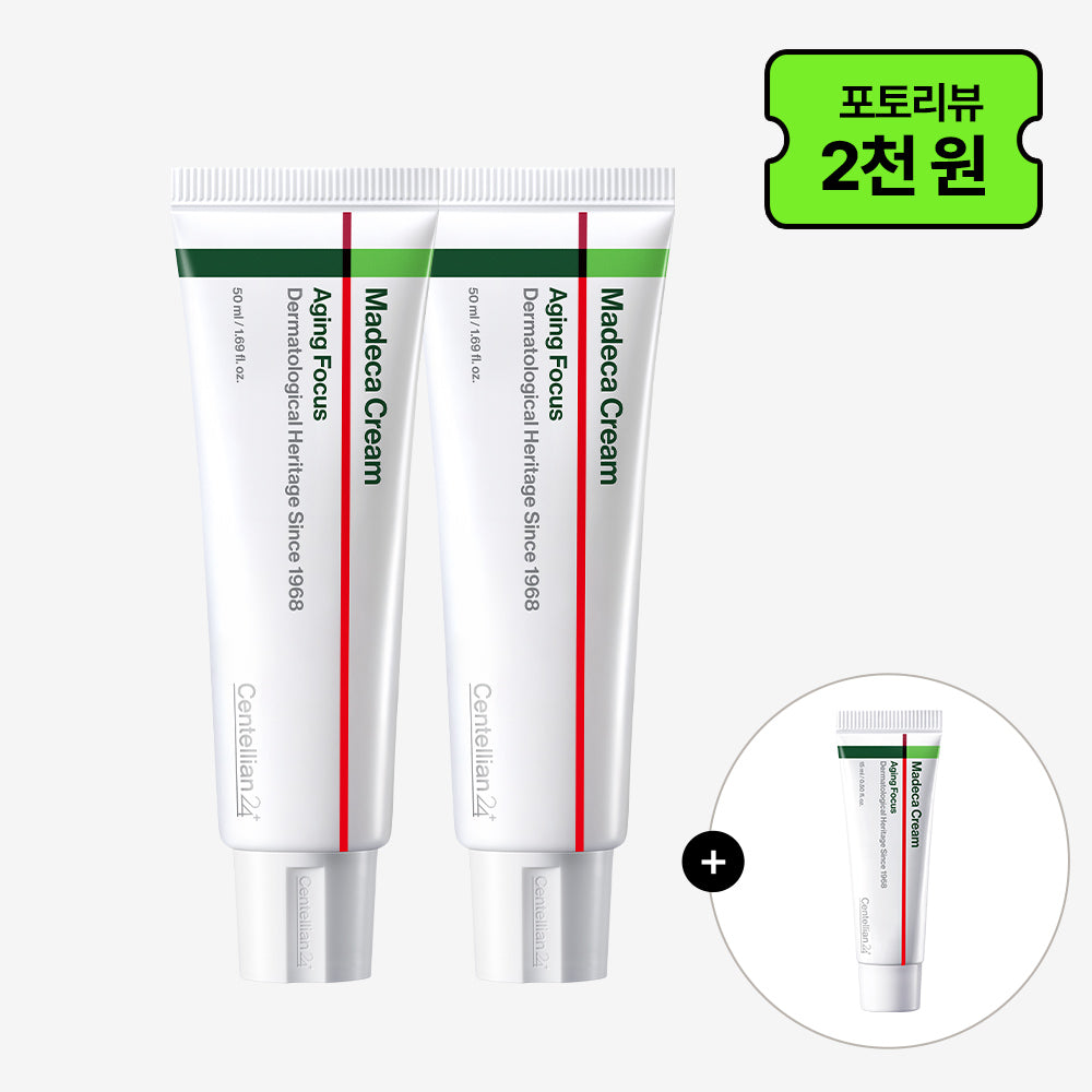 Centellian24 Madeca Cream Aging Focus 50ml (2 Pack) + 15ml (1pc)