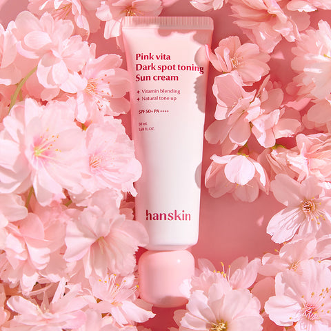 Hanskin Pink Vita Spot Toning Sun Cream