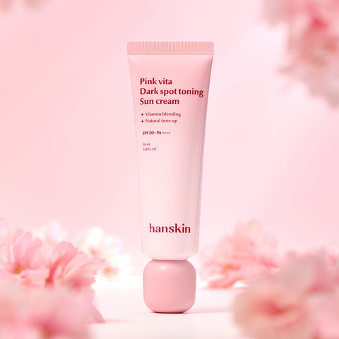 Hanskin Pink Vita Spot Toning Sun Cream