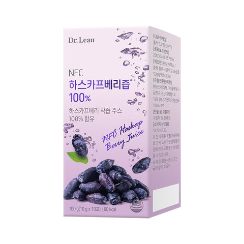 Dr. Lean NFC Haskap Berry Juice 100% 10 sachets x 6 boxes (60 sticks) 600g
