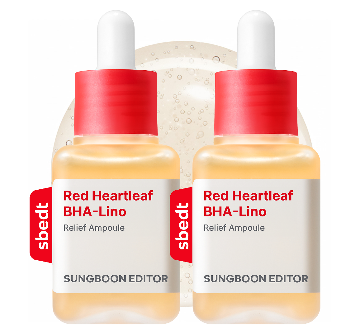 Sungboon Editor Red Houttuynia & Centella Soothing Ampoule 40ml (2 pack)