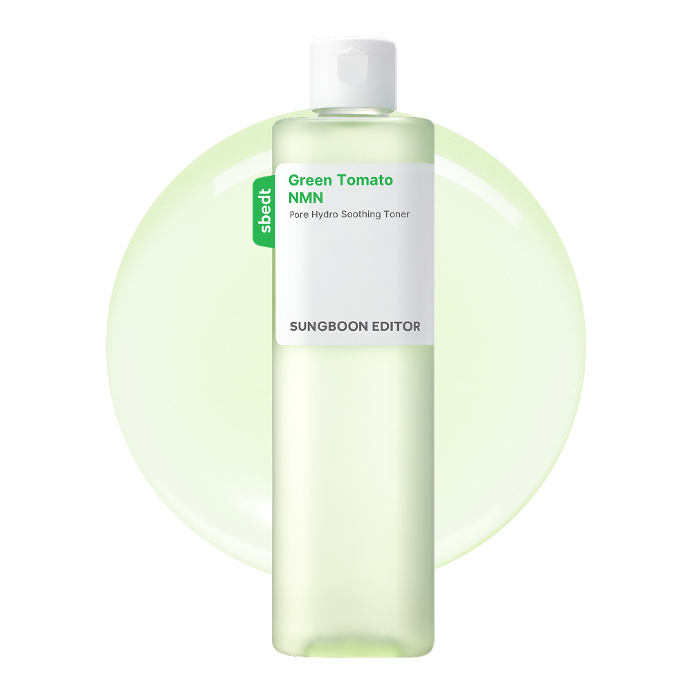 Sungboon Editor Green Tomato Pore-Soothing NMN Hyaluronic Acid Toner 350ml