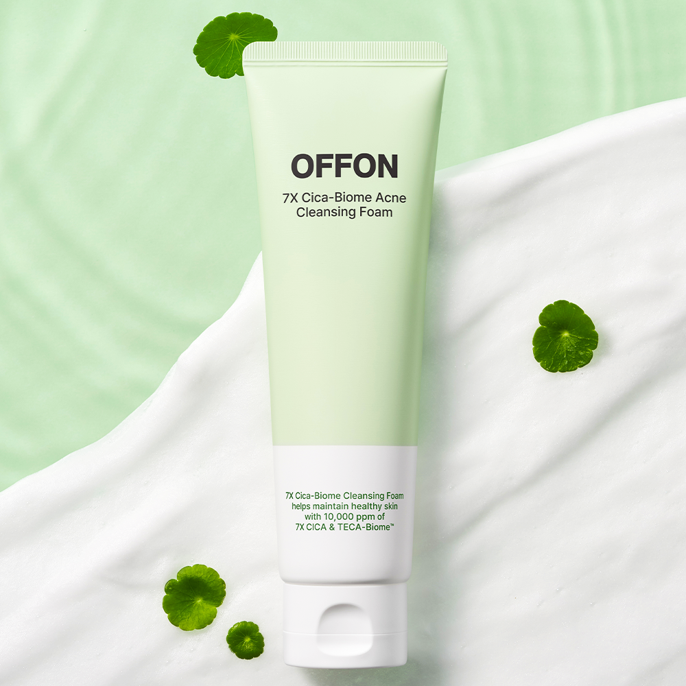 Offon 7X Cica-Biome Acne Cleansing Foam 120ml