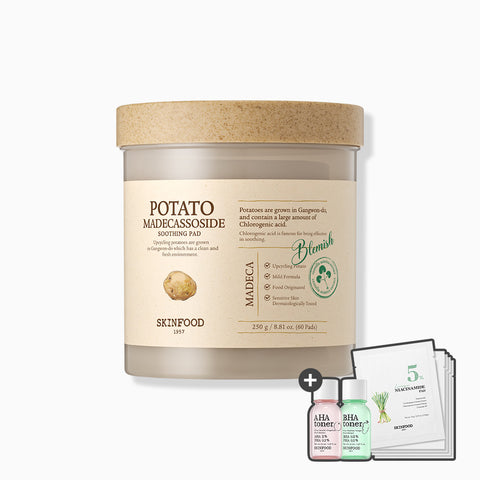 Skinfood Potato Madecassoside Soothing Pads 60P