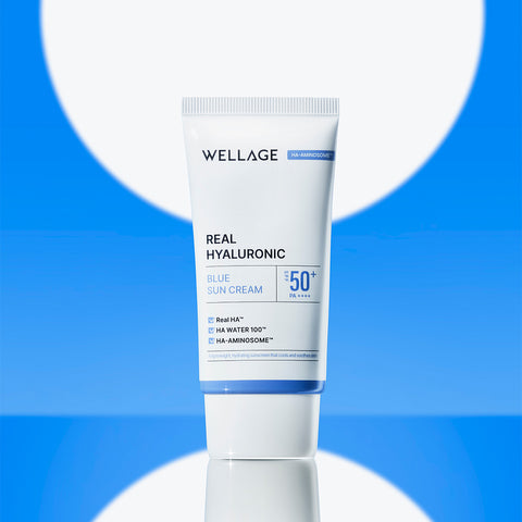 Wellage Real Hyaluronic Blue Sun Cream 50ml