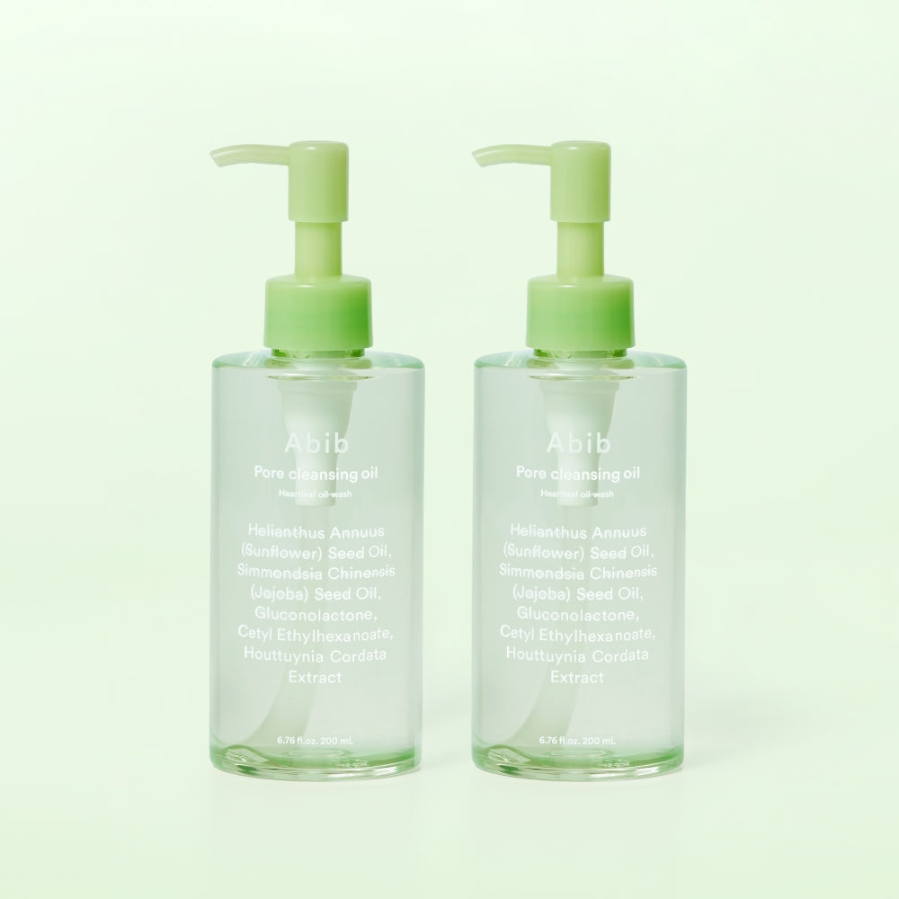 Abib Pore Cleansing Oil - Houttuynia Oil Wash 200ml (2-Pack)