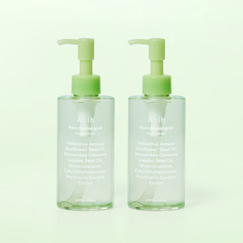 Abib Pore Cleansing Oil - Houttuynia Oil Wash 200ml (2-Pack)