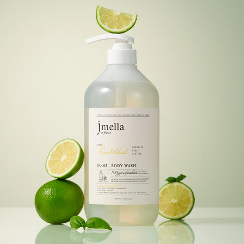 jmella Lime & Basil Perfume Body Wash 1000ml