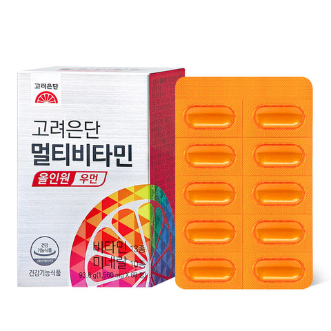 Koreaeundan Multivitamin All-in-One Man 60 Tablets (1 pack)