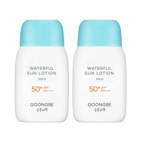 Goongbe Waterful Sun Lotion Mild 80g (2 Pack)