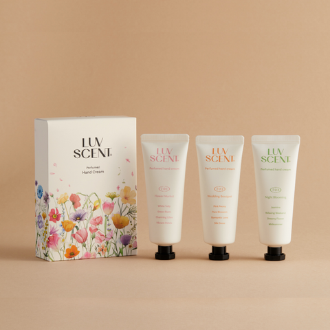 Luvscent Fresh Floral Hand Cream Gift Set 50ml (3 Pack)