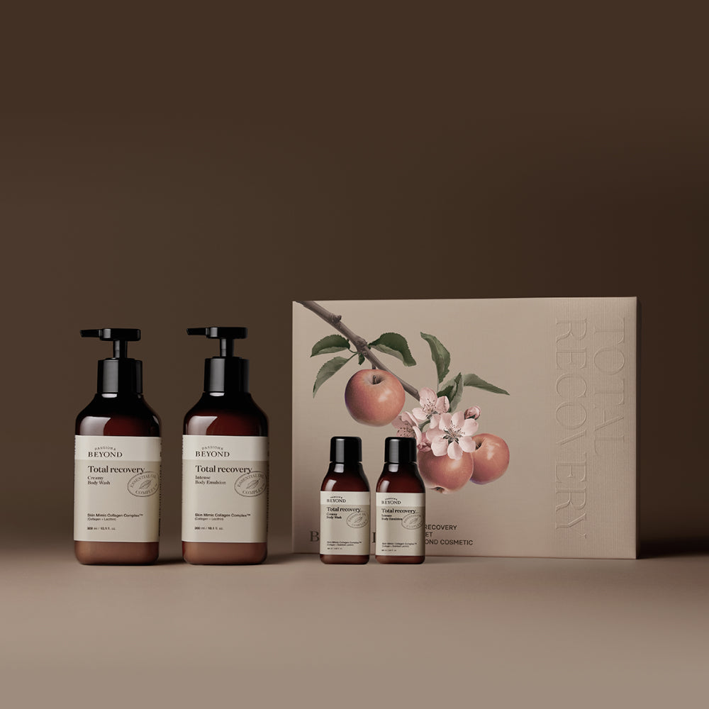 BEYOND Total Recovery Creamy Body Set - Body Wash 300ml + Body Lotion 300ml