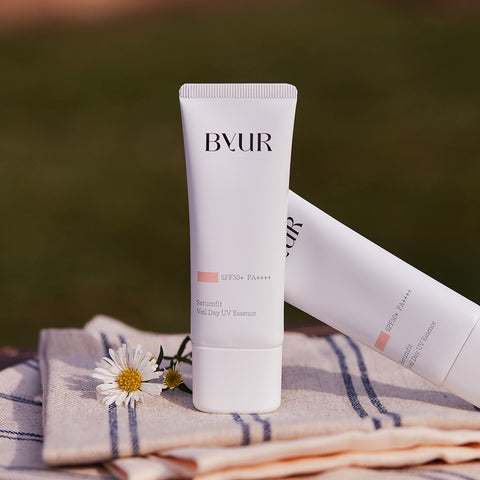 BYUR Serum-Fit Veil Day UV Essence Tone-Up Sun Cream Sheer Pink 40ml