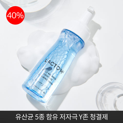Esther Formula Lacto H Mild Acid pH-Balanced Low-Irritant Foaming Feminine Wash Y-Zone Care 160ml