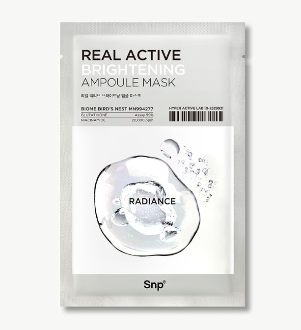 SNP Real Active Brightening Ampoule Mask Pack (1 sheet)