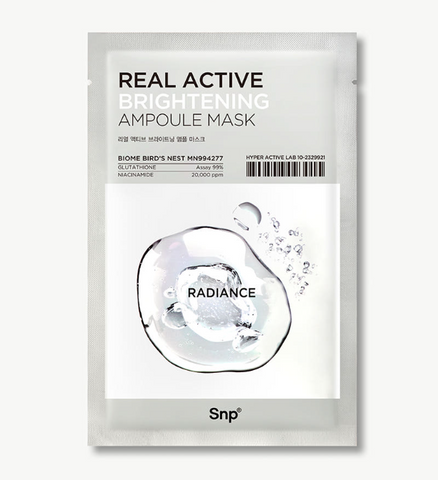SNP Real Active Brightening Ampoule Mask Pack (1 sheet)