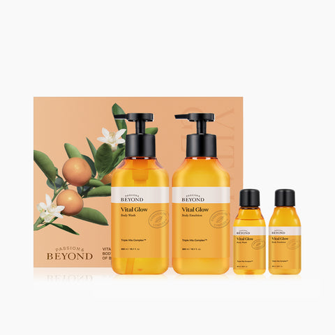 BEYOND Vital Glow Body 2-Piece Set (Body Cleanser & Body Lotion)
