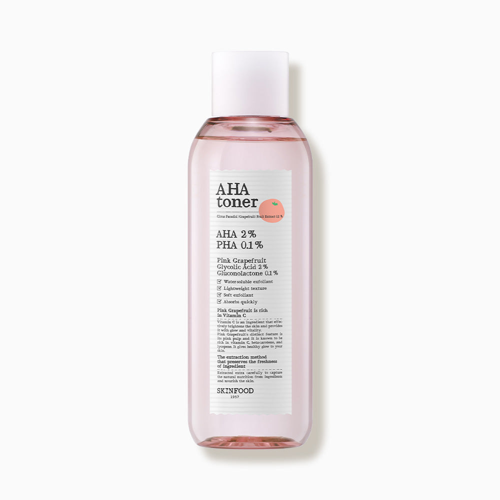 Skinfood Pink Grapefruit AHA Toner 200ml (AHA 2%)