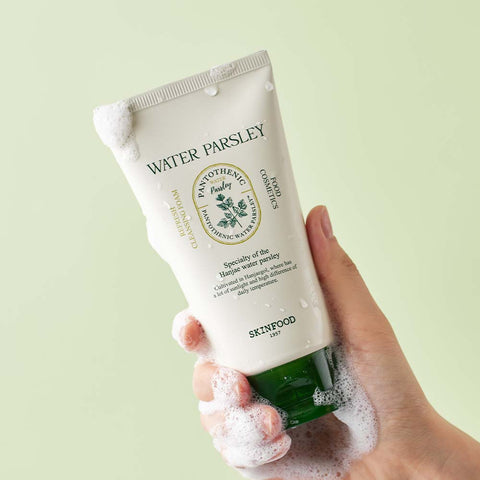 Skinfood Pantothenic Water Parsley Refresh Soothing Foam Cleanser 150ml (2 Pack)