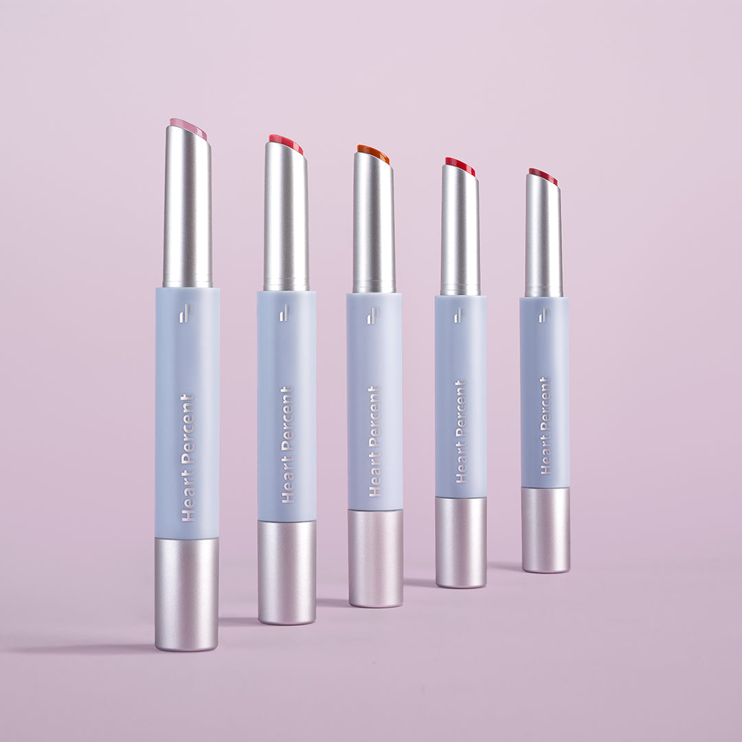 Heart Percent Dot On Mood Dewy Melting Lipstick Duo, 1.5g (2ea)