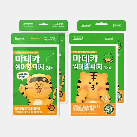 DongKook Pharmaceutical Madeca Summer Scent Patches 24pc x2 + Gel Patches 18pc x2
