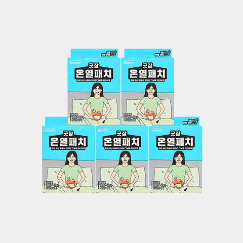 DongKook Pharmaceutical Good Sleep Warm Pack 5-Box Set (25 pcs) Choose Neck/Shoulder Waist Knee or Abdomen