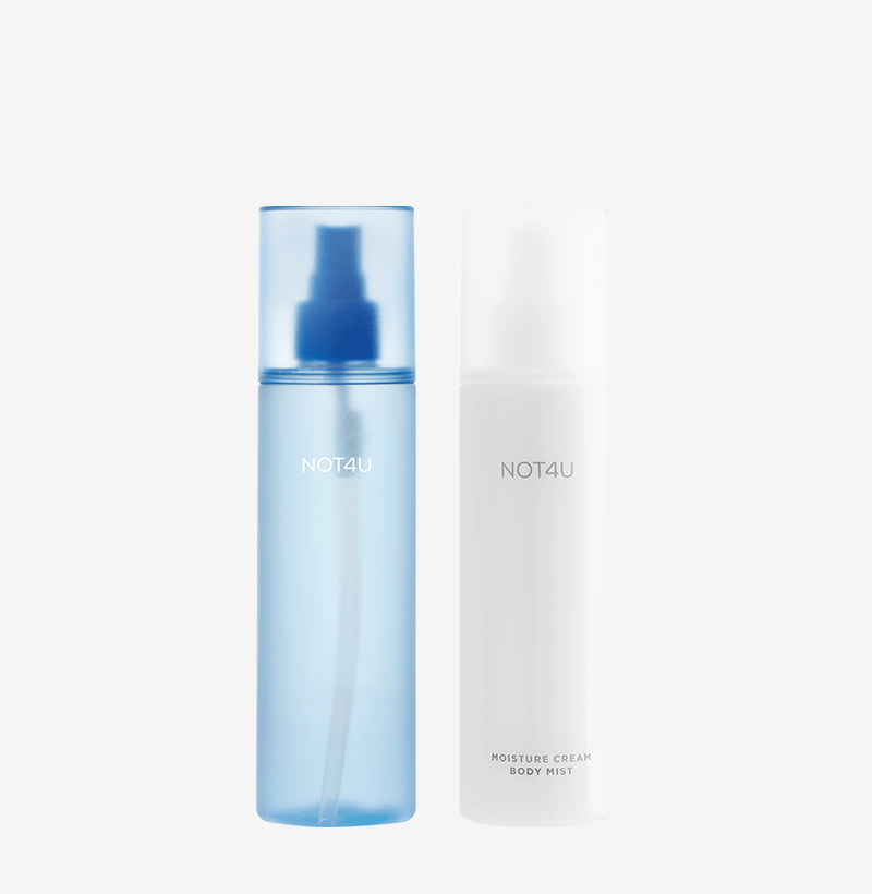 NOT4U Clear Body Mist + Moisture Cream Body Mist (Musk) 200ml