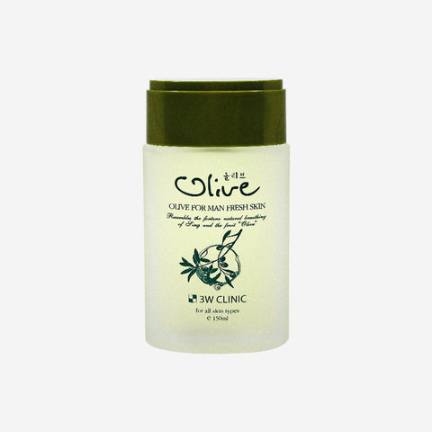 3W Clinic Olive For Men Fresh 2-Piece Men's Skincare Set