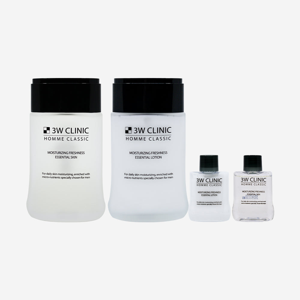 3W Clinic Homme Classic Essential 2-Piece Men's Skincare Set