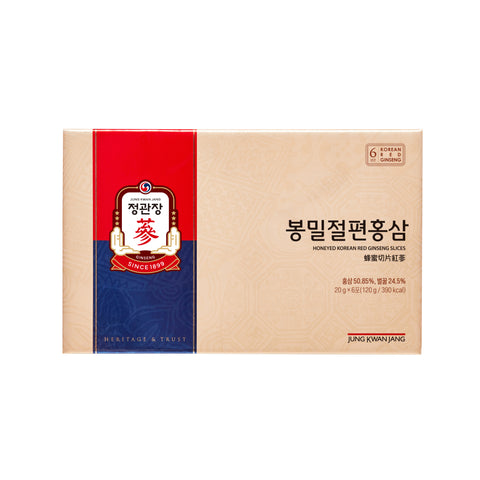 JungKwanJang Bongmil Jeolpyeon Red Ginseng 20g x 6
